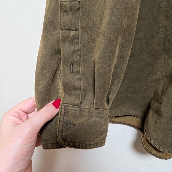 Bruno Men’s Lightweight Sueded Microfiber Shirt Jacket Brown Size L - Picture 4 of 6